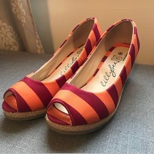 Cute, comfy wedges for a hokies fan!